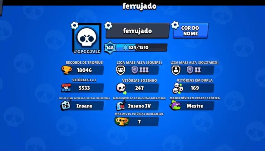 Conta Brawl Stars 46/49 quase full