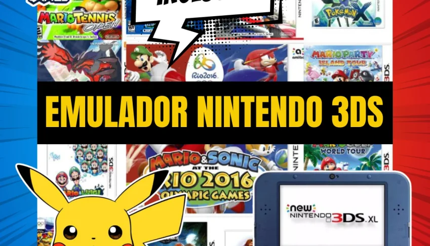 Pack Emulador Nintendo 3DS para PC + Coleção de Jogos!