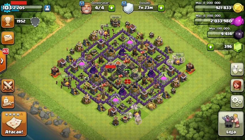 Clash of Clans CV9 Promoção
