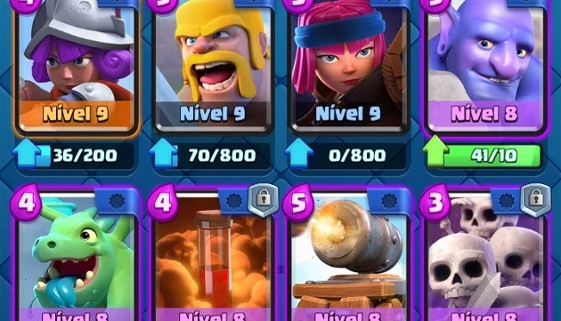 CLASH ROYALE - CONTA LVL10 UPADA - BARATA