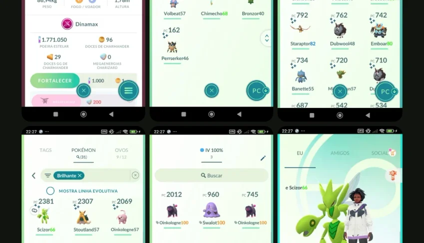 Lv.61 | 31 Shiny | 1.7M Stardust | Charizard Dynamax | F060
