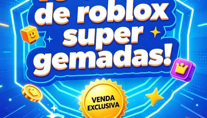 Combo de 10 contas raras do Roblox!