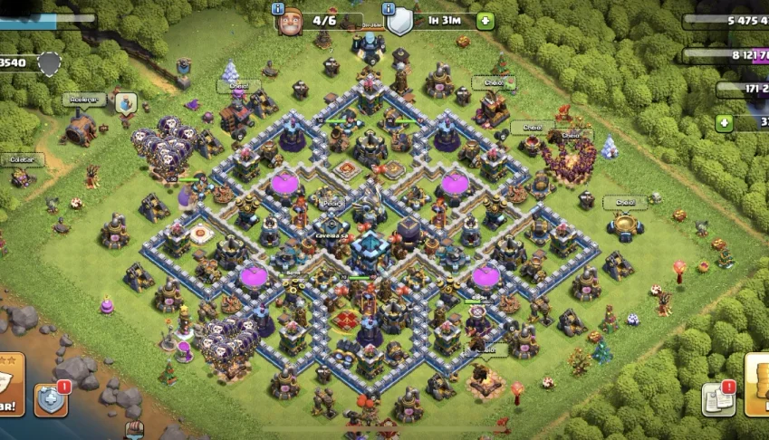 Clash of Clans Cv13+Conta de Brawl Stars+Clash Royale Nv 42