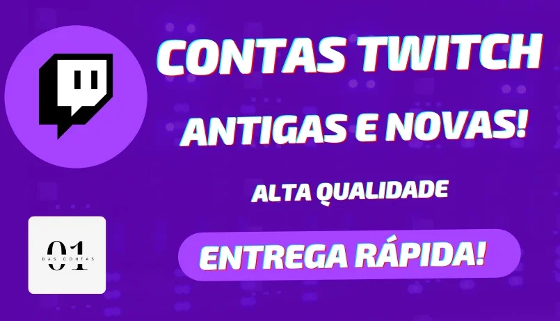 CONTAS TWITCH NOVAS + EMAIL INCLUSO + TOKEN [ALTA QUALIDADE]