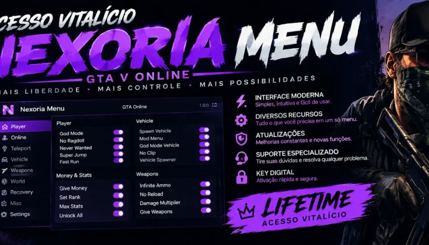 Nexoria menu Gta v lifetime