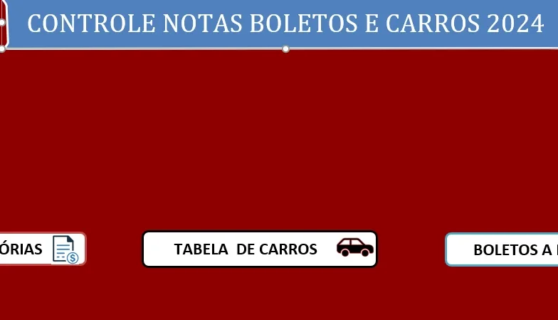 Controle E Gerenciamento De Notas E Boletos E Carros Edit.