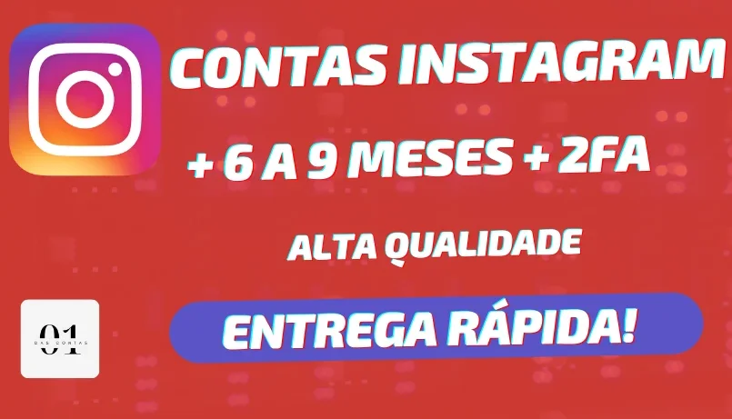 CONTAS INSTAGRAM + 6 A 9 MESES [ALTA QUALIDADE] + 2FA