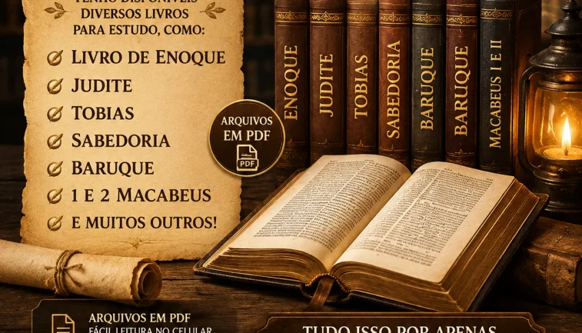 Coleção livros Bíblia antiga