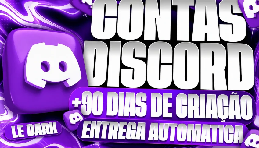 Conta Discord +90D Criada Full Acesso 🎁
