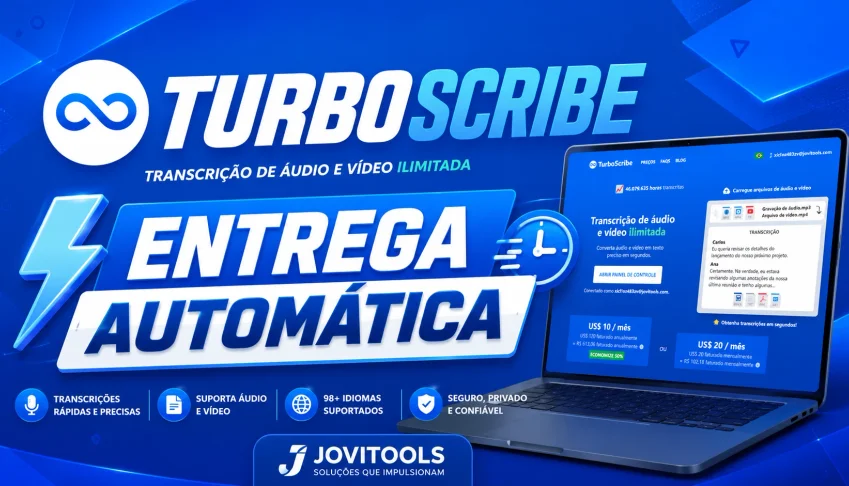 Turboscrible: Transcrição Ilimitada De Áudio E Vídeo