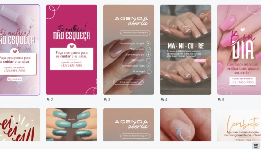 Pack Manicure 100% Editavel