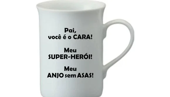 Caneca Pai Super-Herói Personalizada - 240 ml