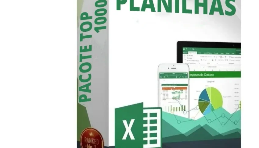 Pack com +1000 Planilhas Excel Prontas para Uso