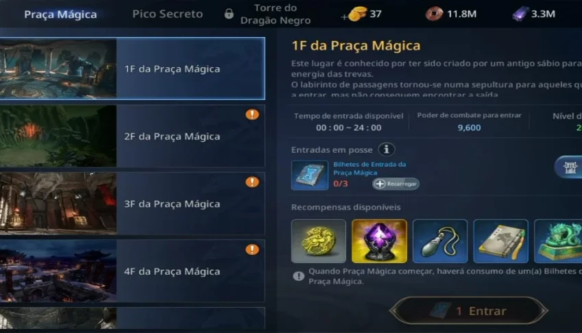Service Mir4 | Praça e Pico