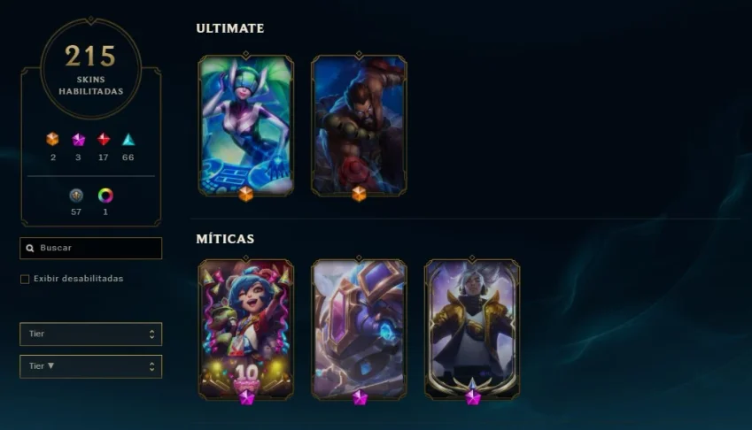 conta do lol