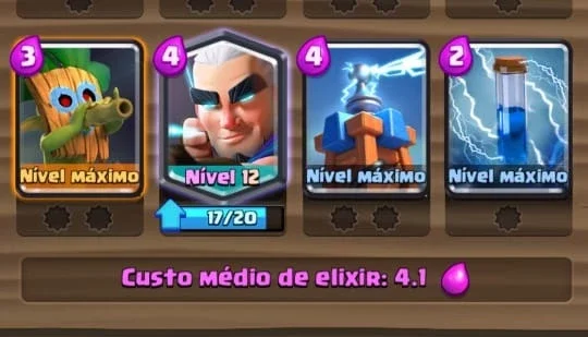 CLASH ROYALE DECK QUASE FULL 13 (LENDARIA 17/20 para 13)