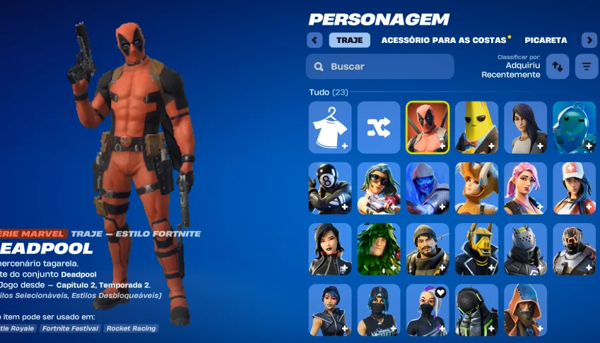 Fortnite Conta Com Skins Da 2Cap Temporada 1