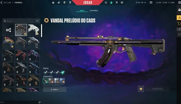 Conta Valorant — Full Acesso | Vandal Preludio Do Caos & Fac