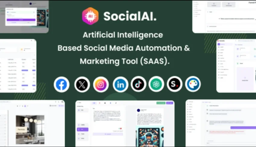 SocialAI-Ferramenta de automação e marketing de mídia social