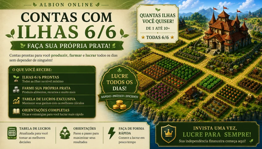 Contas de ilha + AUTOMAÇÃO