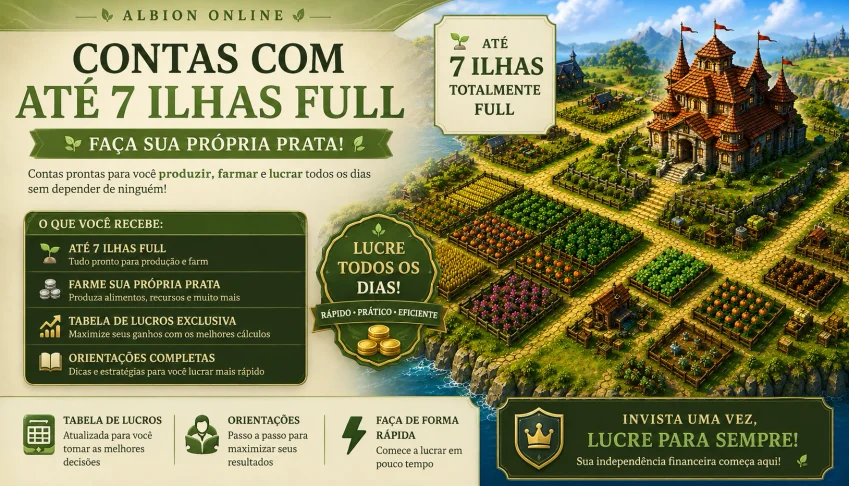 Contas de ilha + AUTOMAÇÃO
