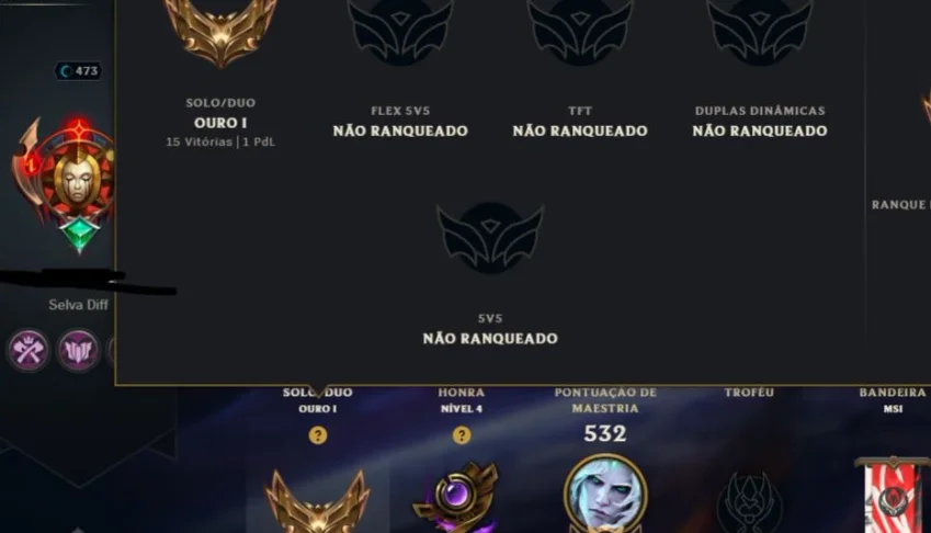 Conta LOL Level 473 - Ouro 1 - 212 SKINS - FULL ACESSO
