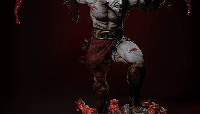 ZEZ Studios Kratos Statue stl 3d