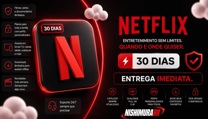 Netflix 30 Dias [Privada] [Automatico]⭐️