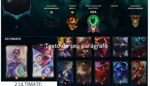 Conta League of Legends
