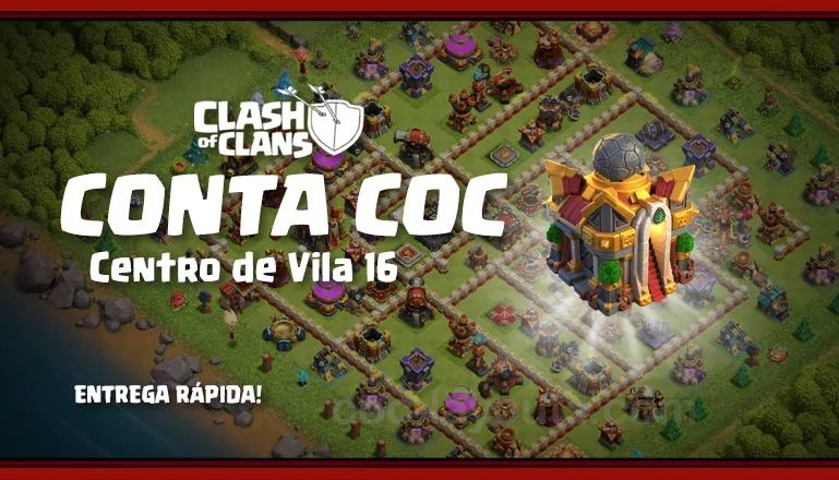 Conta Clash Of Clans CV16