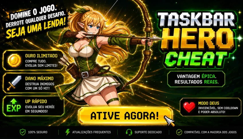 TaskBar Hero Trainer Hack Script ATUALIZADO [Indetectável]