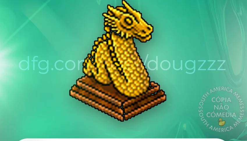 LÂMPADA DO DRAGÃO DOURADA (SERPA GOLD)