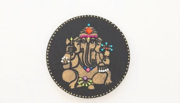 Mandala Indiana Preta