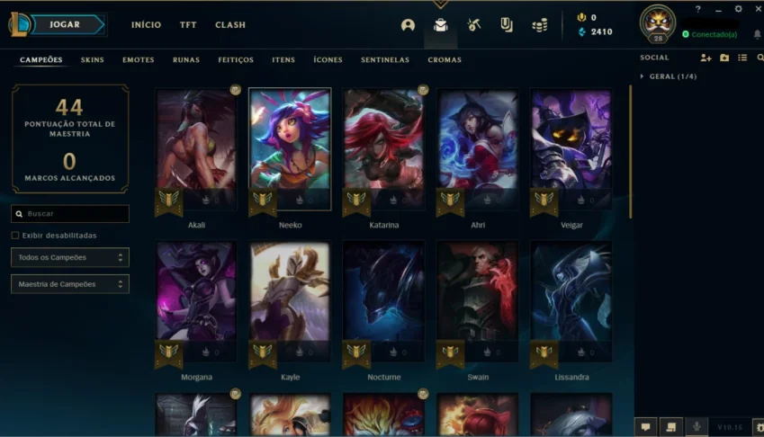 Conta League of Legends