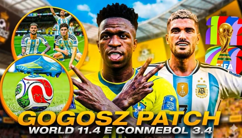 Gogosz Patch World 11.4 + Conmebol 3.04 + Legends 4.2 Pes 21
