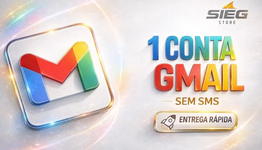 1 Conta Gmail Business Premium SEM SMS