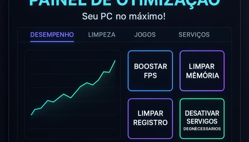 Pacote Premium de Otimização para Jogos e Desempenho