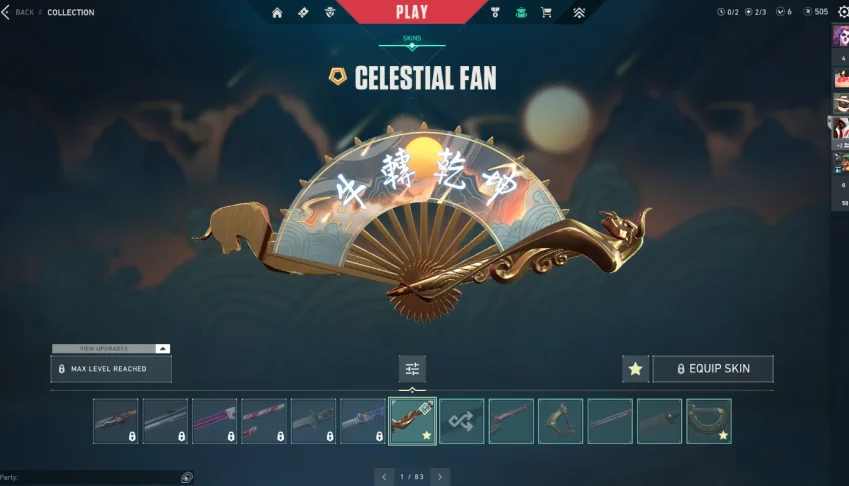 Conta platina 1, com varias skins