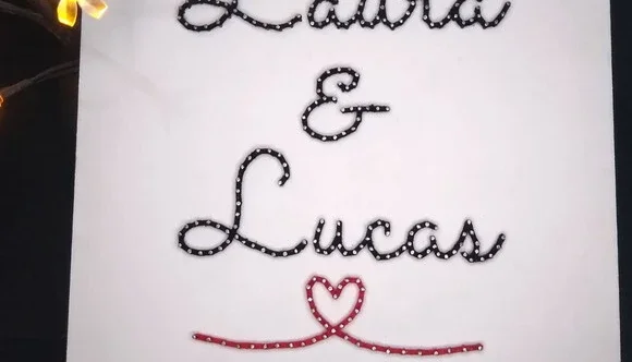 Quadro de String Art Personalizado