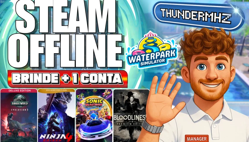 WaterPark Simulator - Conta Steam Offline