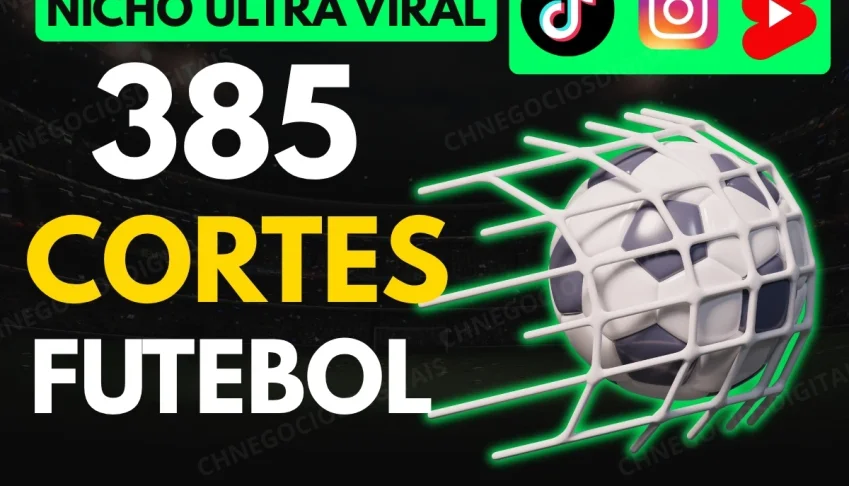 Pack 385 Cortes de Futebol Vídeos Virais Reels TikTok
