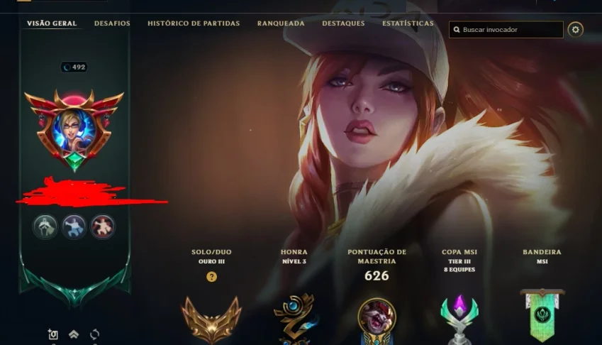 Vendo conta League of Legends