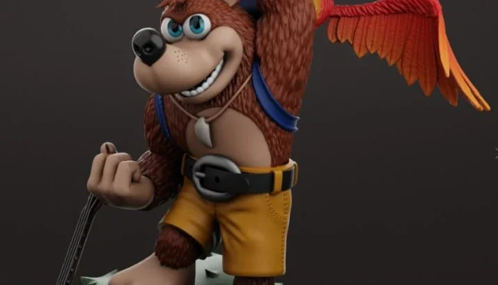 Banjo and  Kazooie stl  3d