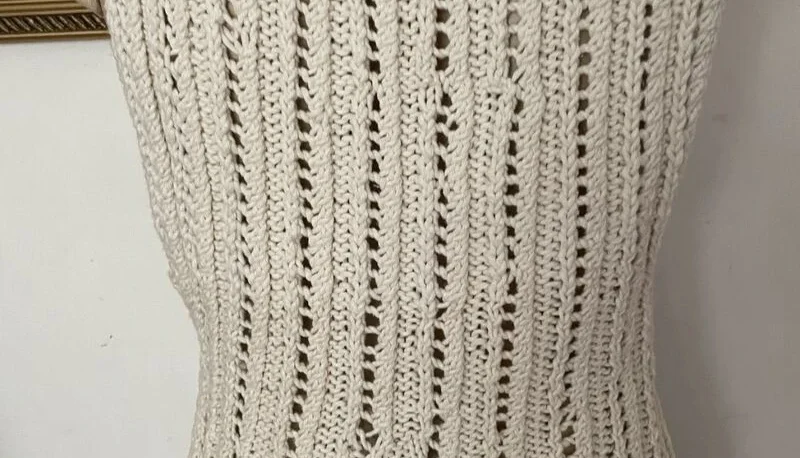 Colete de Crochê Artesanal