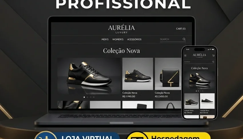 Site E-commerce Loja Virtual Pronta Completa Com Hospedagem