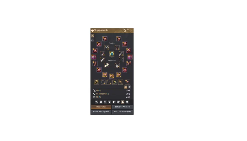 Conta Black Desert SA ENDGAME 877 GS