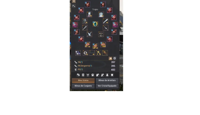 Conta Black Desert SA ENDGAME 880 GS