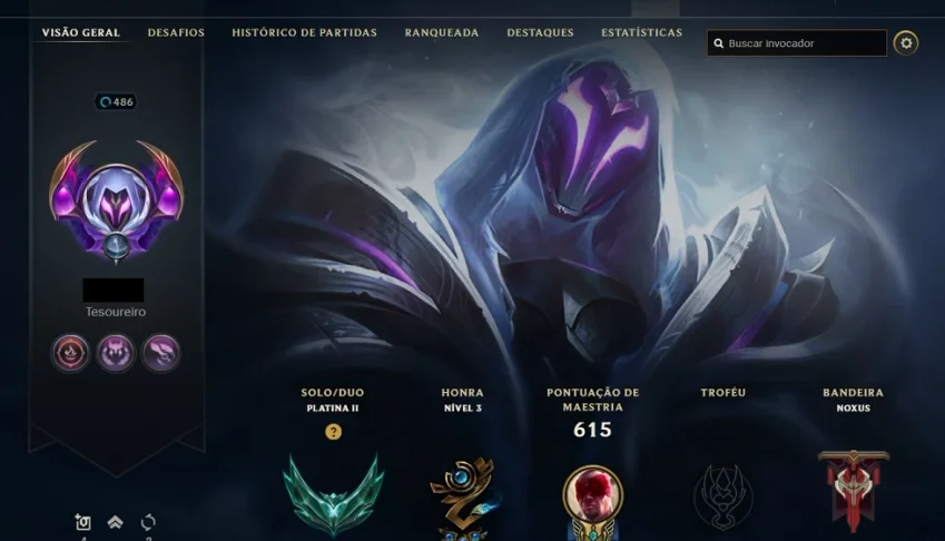 Conta League of Legends