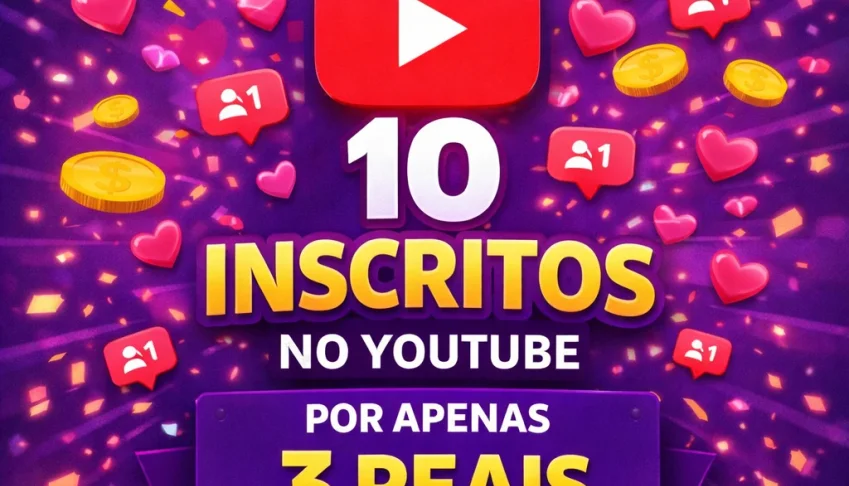 ✅10 Inscritos no YouTube✅ – BARATO -