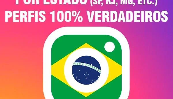 Seguidores Por Estado 100% Orgânico E Real - Instagram